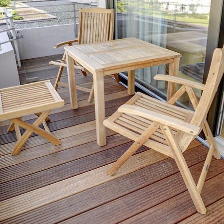 Fewo1846 Intermar - Strandbude - Studioapartment Mit Balkon Und Meerblick Glücksburg Eksteriør bilde