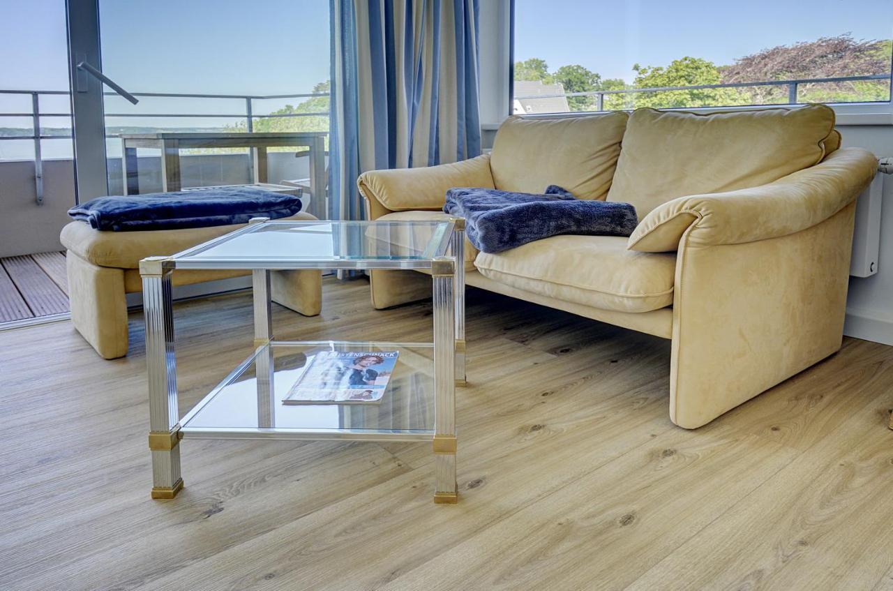 Fewo1846 Intermar - Strandbude - Studioapartment Mit Balkon Und Meerblick Glücksburg Eksteriør bilde