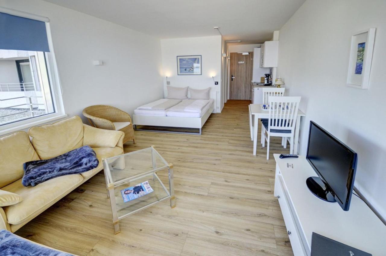 Fewo1846 Intermar - Strandbude - Studioapartment Mit Balkon Und Meerblick Glücksburg Eksteriør bilde