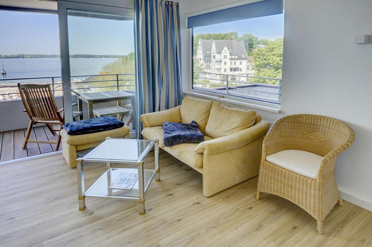 Fewo1846 Intermar - Strandbude - Studioapartment Mit Balkon Und Meerblick Glücksburg Eksteriør bilde