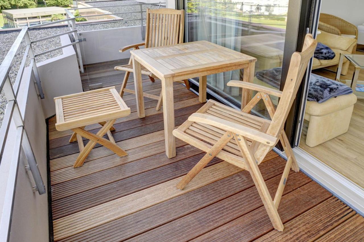 Fewo1846 Intermar - Strandbude - Studioapartment Mit Balkon Und Meerblick Glücksburg Eksteriør bilde