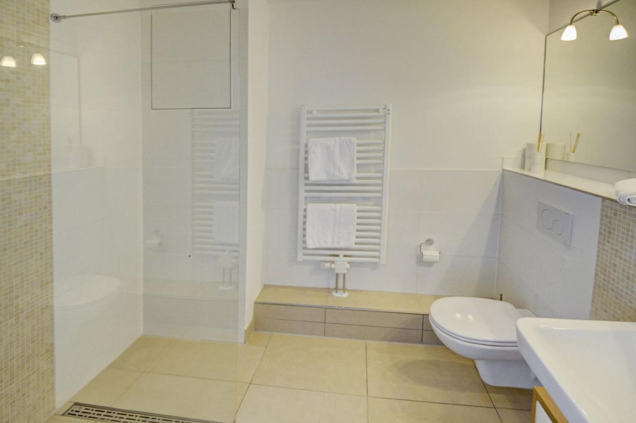 Fewo1846 Intermar - Strandbude - Studioapartment Mit Balkon Und Meerblick Glücksburg Eksteriør bilde