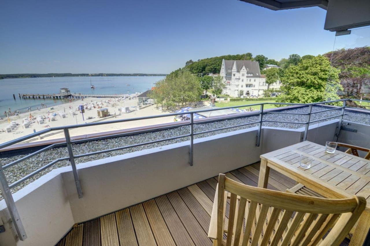 Fewo1846 Intermar - Strandbude - Studioapartment Mit Balkon Und Meerblick Glücksburg Eksteriør bilde