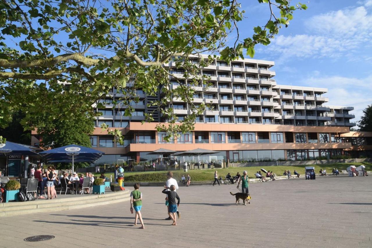 Fewo1846 Intermar - Strandbude - Studioapartment Mit Balkon Und Meerblick Glücksburg Eksteriør bilde